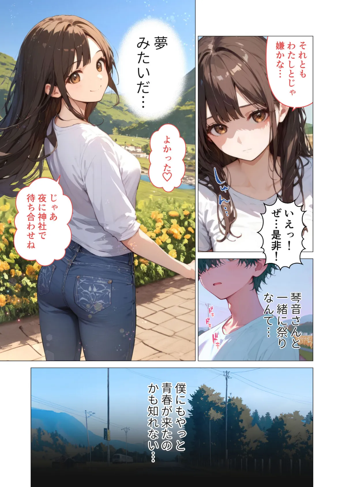 夏祭りの日、好きだったお姉さんが知らないおじさんに生ハメされまくる話 モザイク版 11ページ