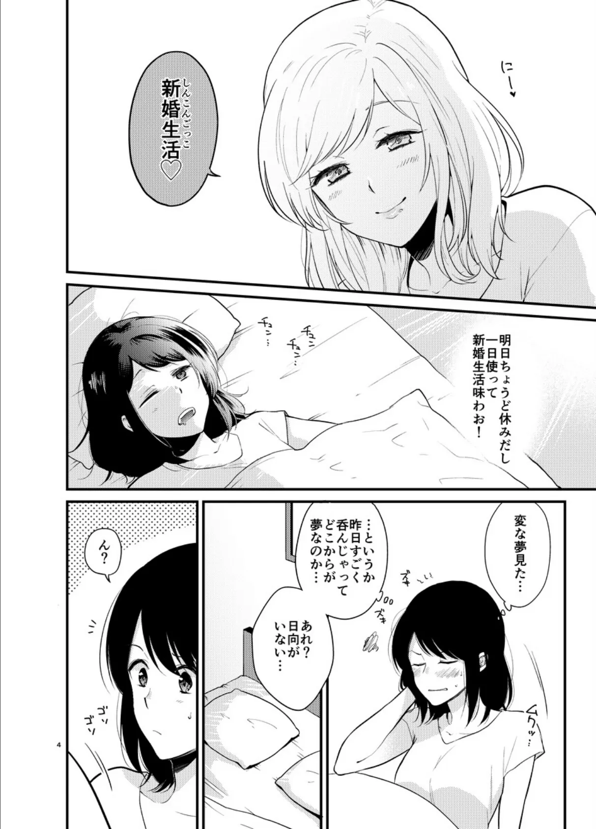 百合カップルが新婚ごっこしてみた結果。 6ページ