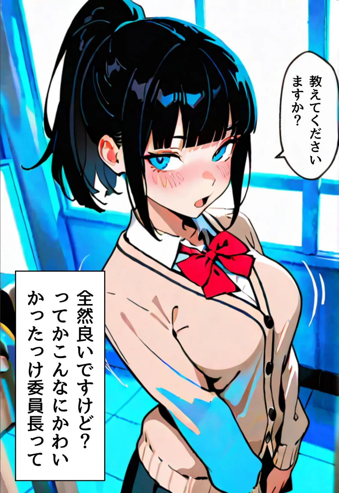 委員長瑛子、セックス勉強中（フルカラー） 11ページ