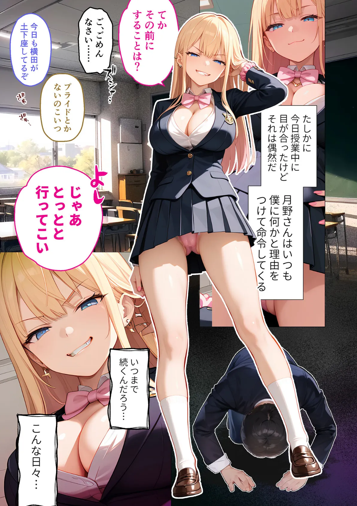 ご都合エッチ最強アプリ第1話 〜生意気なメスを徹底攻略！〜 モザイク版 7ページ