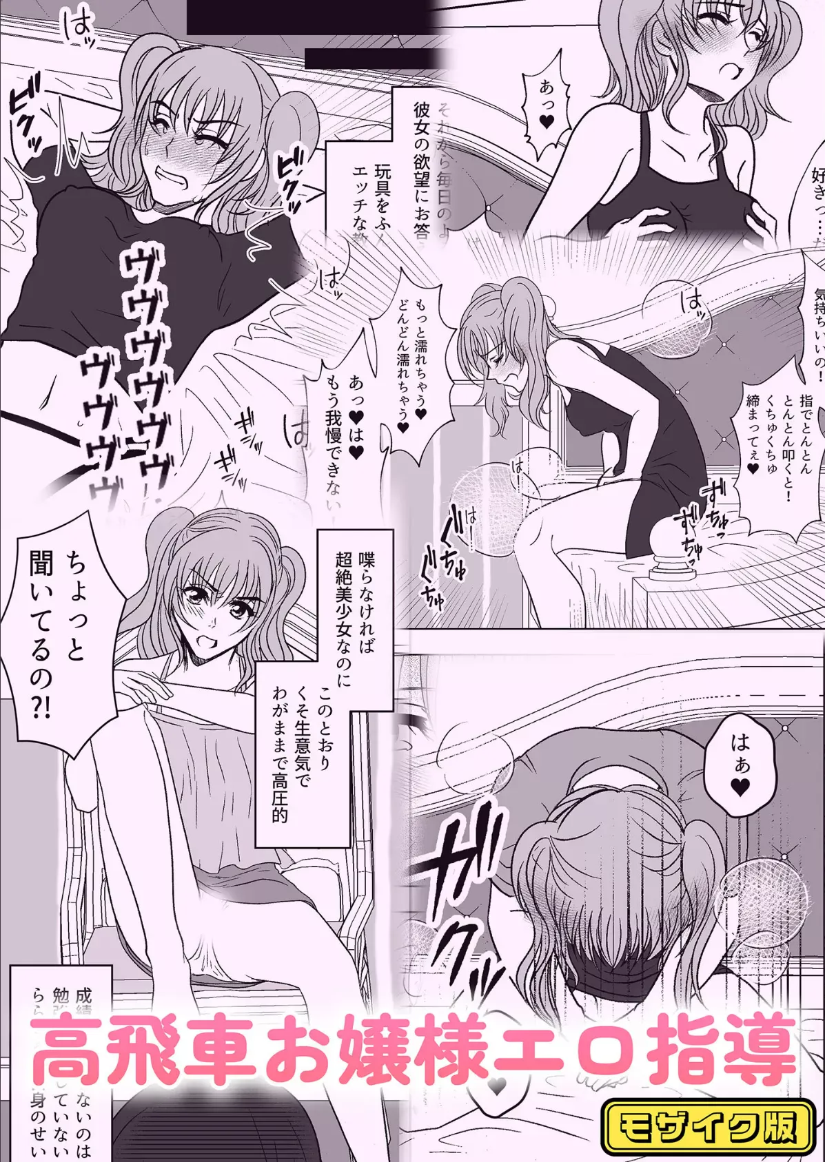高飛車お嬢様エロ指導 モザイク版